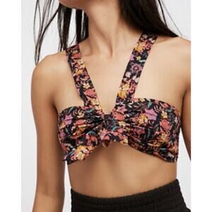 Intimately Free People Neon Field Tiny Top Floral Bralette M